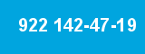 922 142-47-19